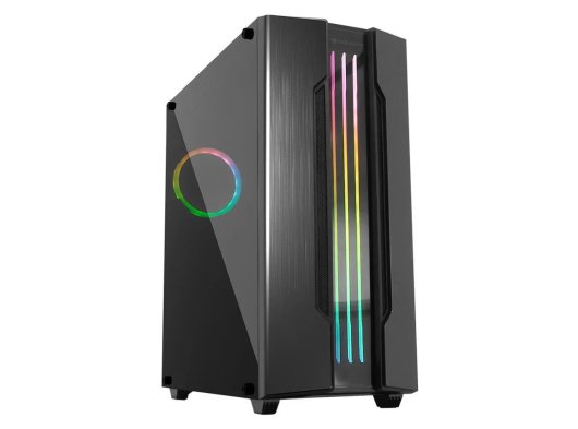 Cougar Gemini S Iron Gray Led Panel ATX Siyah Oyuncu Kasası