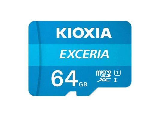Kioxia Exceria LMEX1L064GG2 64GB 100MB/s Okuma Hızlı MicroSD Hafıza Kartı
