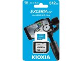 Kioxia Exceria LMEX2L512GG2 512GB 100MB/s Okuma Hızlı MicroSD Hafıza Kartı