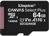 Kingston Canvas Plus 64GB Class 10 100MB/s Okuma Hızlı MicroSD Hafıza Kartı