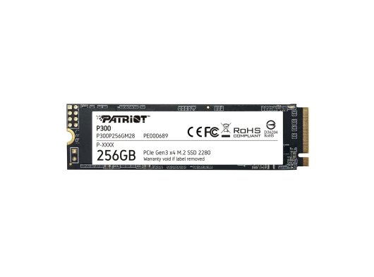 Patriot P300 256GB 1700/1100MB/s NVMe M.2 SSD Disk