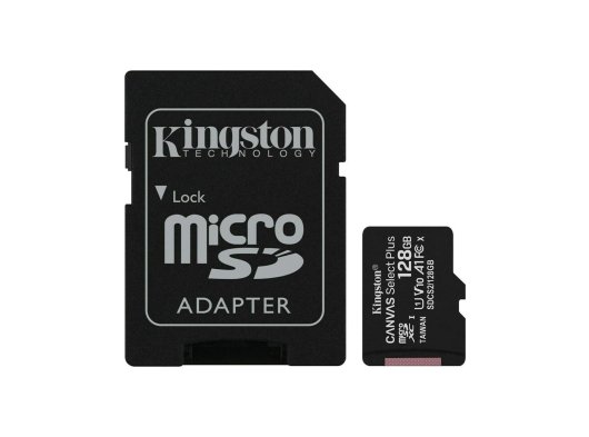 Kingston Canvas Select Plus Class 10 U1 A1 V10 128 GB Micro SD Kart
