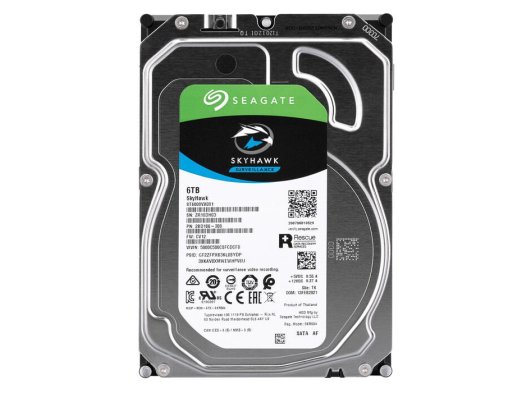 Seagate Skyhawk Surveillance 6TB 256MB 3.5” SATA 3 724 Güvenlik Diski