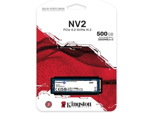 Kingston NV2 Serisi SNV2S/500G PCI-Express 4.0 500 GB M.2 SSD Harddisk