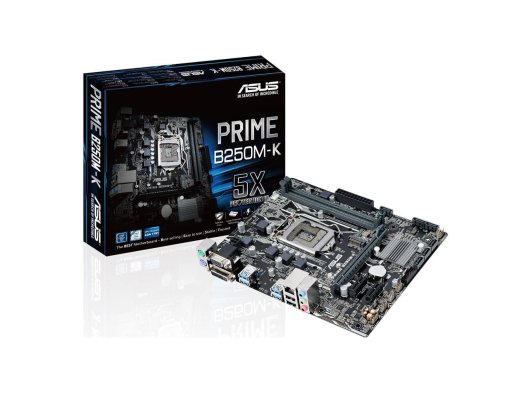 Asus Prime B250M-K Intel B250 Soket 1151 DDR4 2400MHz mATX Anakart