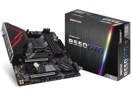 Biostar B550GTQ DDR4 4000Mhz OC S+V+GL AM4 Micro ATX Anakart