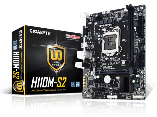 Gigabyte H110M-S2 Intel H110 Soket 1151 DDR4 2400MHz Micro-ATX Anakart