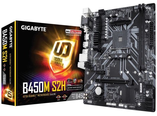 Gigabyte B450M S2H Amd AM4 DDR4 Micro ATX Anakart