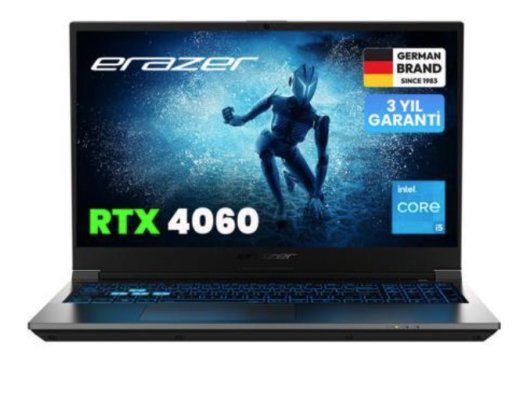 Erazer Deputy P60 Serisi i7-13620H 16 GB Ram 1TB SSD RTX4070 15.6'' Windows 11 Home Gaming Laptop