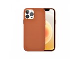 Wiwu Calfskin iPhone 13 Pro Max Deri Kılıf, Kahverengi