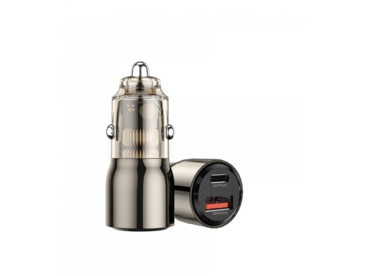 Wiwu Wi-QC012 95 W Type-C +Usb-A Hızlı Araç Şarj Aleti