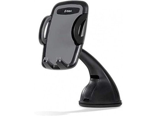 Ttec FlexGrip Compact Araç İçi Telefon Tutucu, Siyah