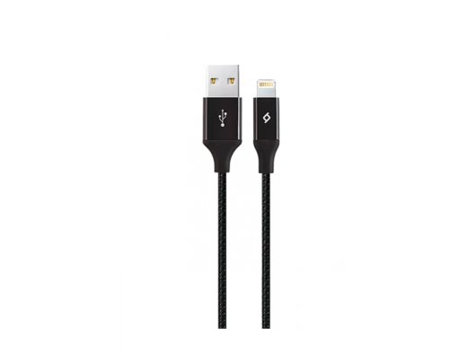 Ttec AlumiCable XL 2DK19S Lightning Şarj Kablosu, Siyah