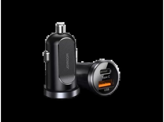 Joyroom C-A08 30W Mini PD+QC3.0 Çift Bağlantı Noktalı Akıllı Araç Şarj Cihazı