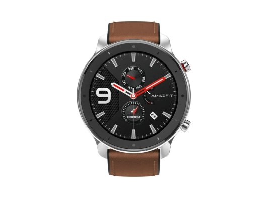 Amazfit GTR 47mm Paslanmaz Çelik Akıllı Saat, Kahverengi