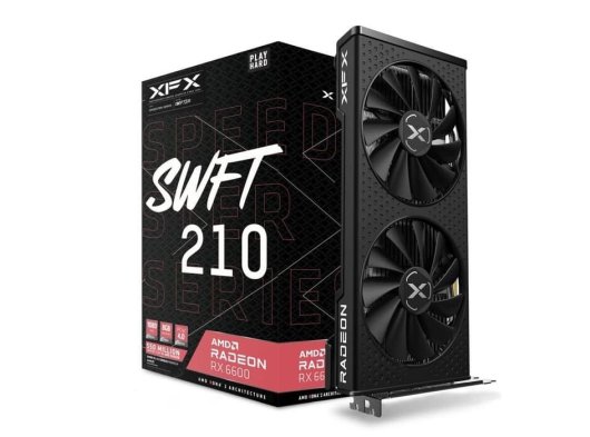 XFX Speedster Swft 210 Radeon RX 6600 8GB GDDR6 128 Bit Ekran Kartı