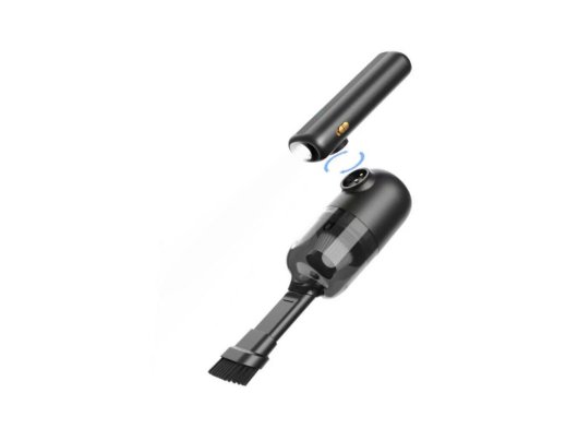 Wiwu 5in1 Oto Araç Lastik Şişirme Pompası Araç Süpürge, Vakum, Fener, Kompresör
