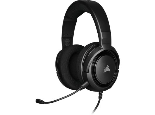 Corsair HS35 Kablolu Mikrofonlu Kulak Üstü Siyah Oyuncu Kulaklığı