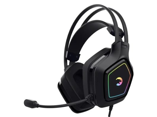 Gamepower Mihawk Siyah 7.1 Surround RGB Titreşimli Oyuncu Kulaklığı, Siyah