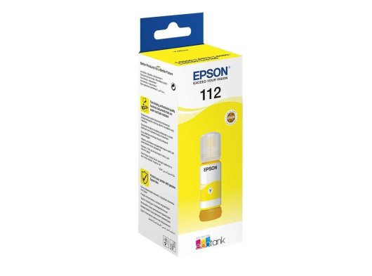 Epson C13T06C44A 112 Ecotank Pigment Orijinal Mürekkep Şişesi, Sarı