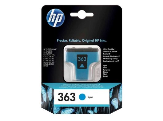 HP C8771E 363 Orijinal Mürekkep Kartuşu, Mavi