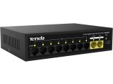 Tenda 10 Port 8 Port PoE+ 10-100-1000 Mbps 2 Port Uplink Çelik Kasa Switch