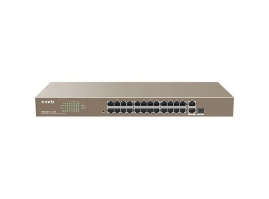 Tenda TEF1126P-24-250W 24 Port 10/100 Mbps PoE Yönetilemez Switch