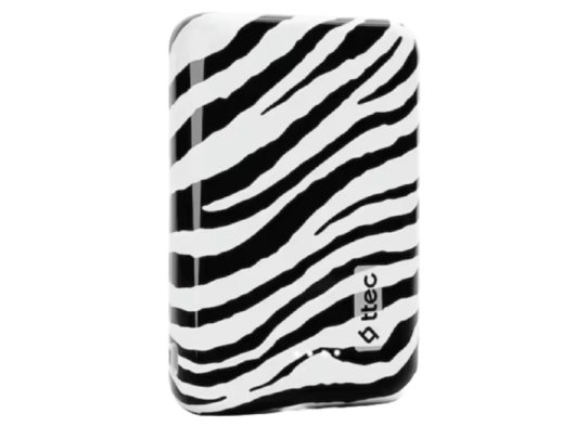 Ttec ArtPower 10.000 mAh Powerbank, Zebra