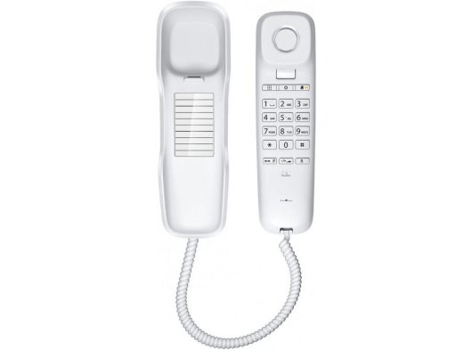 Gigaset DA210 Masaüstü Kablolu Telefon, Beyaz