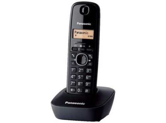 Panasonic KX-TG1611 Dect Telefon Dect Telefon, Siyah