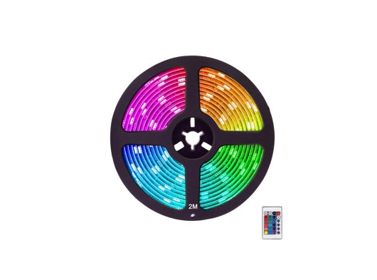 Twisted Minds TM-RGB-2M Oyun Monitörü /TV RGB LED Şerit, USB ile Çalışan Işık, 2 Metre