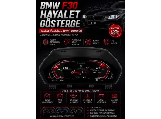 Bmw F30 Hayalet Gösterge