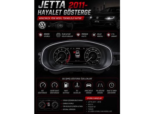 Jetta 2011- Hayalet Gösterge