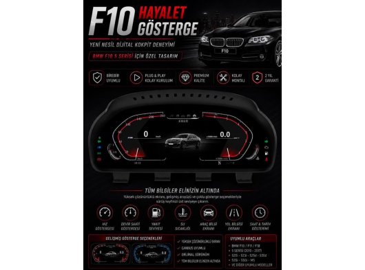 Bmw F10 Hayalet Gösterge