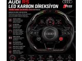 Audi RS Led Karbon Direksiyon
