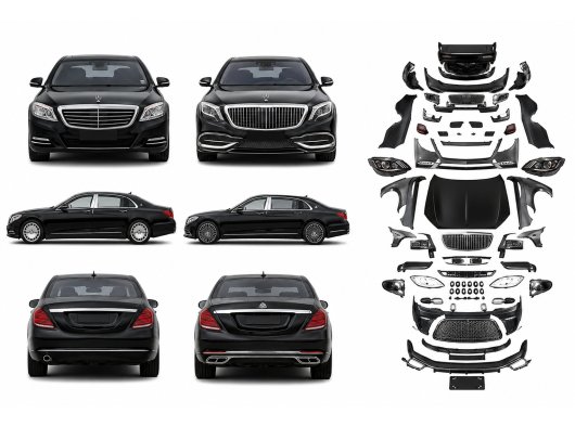 W221 To W222 Maybach Body Kit