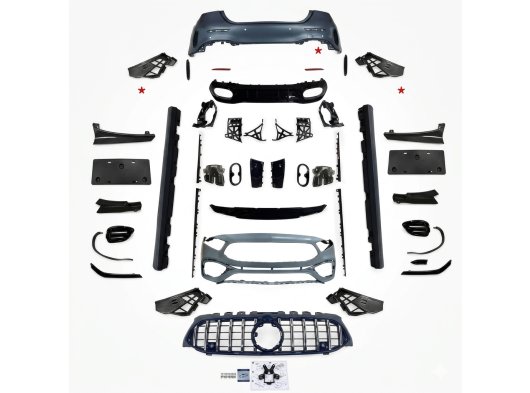 Mercedes W177 4D A45 Body Kit (Marşbiyelli)