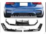 F30 M3 Vorsteiner Difüzör Parlak Siyah (Çin Tampon Uyumlu)