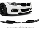 Bmw F30 M Performance Ön Lip 2 Parça Parlak Siyah