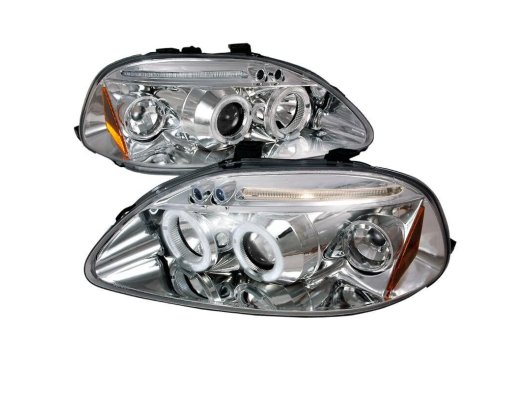 Honda Civic 1996-1998 Mercekli Krom Far