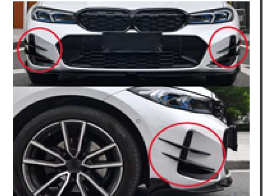 Bmw G20 Lci M Sport Ön Tampon Bıçakları