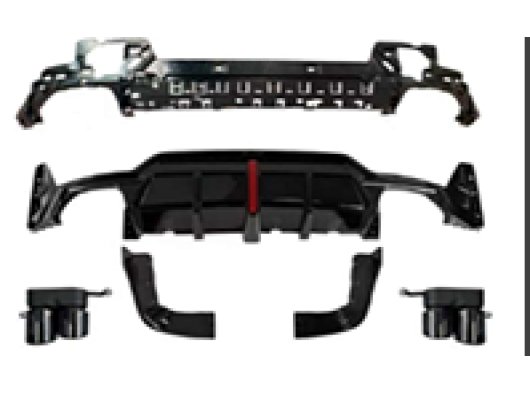 Bmw G20 Lci Ledli Difüzör + Egzoz Ucu