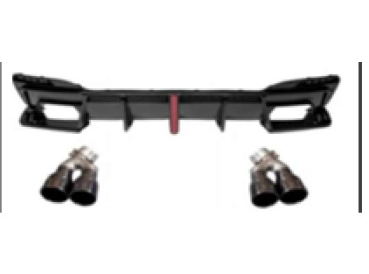 Bmw G30 Ledli Difüzör + Egzoz Ucu