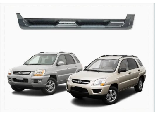 2004-2009 Kia Sportage Yan Basamak OEM Style Siyah