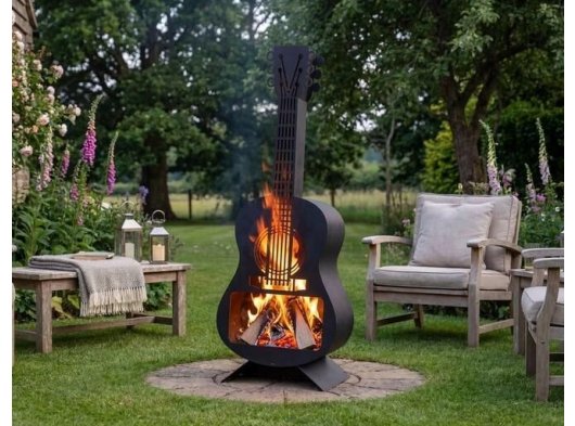 Gitar Bahçe Şömine