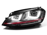 Golf 7 U Led Far Kırmızı