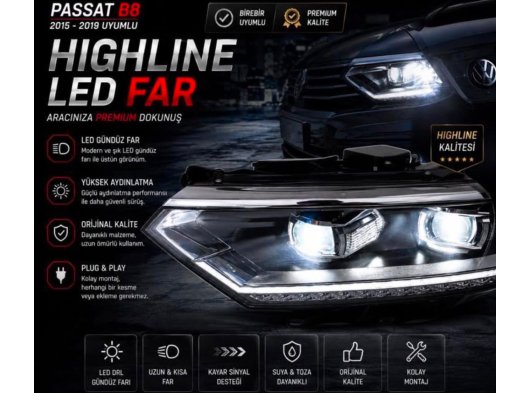 Passat B8 Highline Far