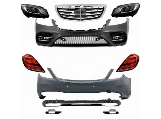 W222 Makyajsız Uyumlu S450 Dönüşüm Seti