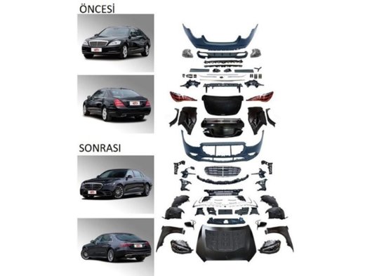 W221 Uyumlu W223 S450 Dönüşüm Seti