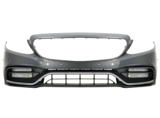 W205 2019- C63 Ön Tampon Seti (Gri Çıtalı)
